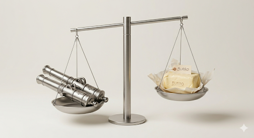 Burro o Cannoni? L’impatto economico delle spese in armamenti